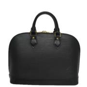 Pre-owned Leather louis-vuitton-bags Louis Vuitton Vintage , Black , D...