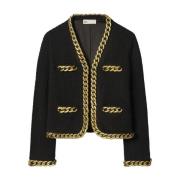 Kettingvest met Kendra Stijl Tory Burch , Black , Dames