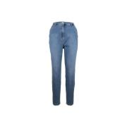 Dames Jeans met Rits en Knoop Elisabetta Franchi , Blue , Dames