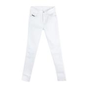 Damesjeans met knoop en rits Diesel , White , Dames