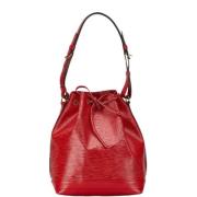 Pre-owned Leather shoulder-bags Louis Vuitton Vintage , Red , Dames