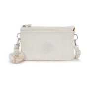 Lichtgewicht veelzijdige crossbodytas met vakken Kipling , Beige , Dam...