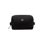 Grote Cosmetische Case Tory Burch , Black , Dames