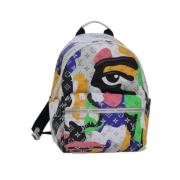 Pre-owned Canvas backpacks Louis Vuitton Vintage , Multicolor , Dames