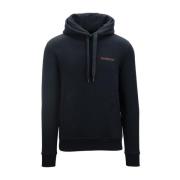 Heren hoodie met trekkoord Burberry , Black , Heren