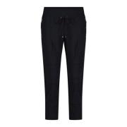 Sportieve Jersey Broek met Joggingstijl Raffaello Rossi , Black , Dame...