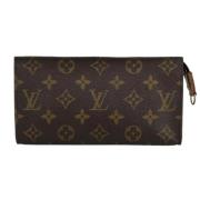 Pre-owned Canvas pouches Louis Vuitton Vintage , Brown , Dames