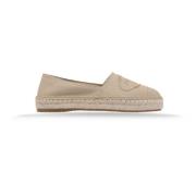 Dames Slip-On Espadrilles Stijlvol Ontwerp Prada , Beige , Dames