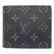 Pre-owned Canvas wallets Louis Vuitton Vintage , Black , Dames