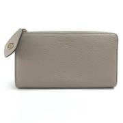 Pre-owned Leather wallets Louis Vuitton Vintage , Gray , Dames