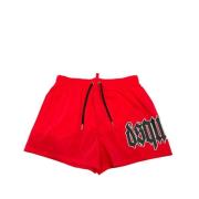 Midi Boxer Zwembroek Dsquared2 , Red , Heren