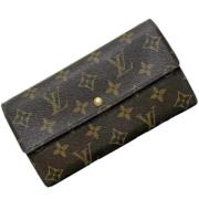 Pre-owned Canvas wallets Louis Vuitton Vintage , Brown , Dames