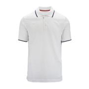 Klassieke Katoenen Poloshirt Fay , White , Heren