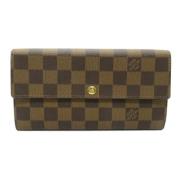 Pre-owned Canvas wallets Louis Vuitton Vintage , Brown , Dames