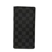 Pre-owned Canvas wallets Louis Vuitton Vintage , Black , Dames