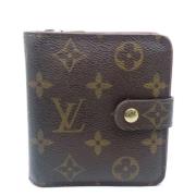 Pre-owned Canvas wallets Louis Vuitton Vintage , Brown , Dames