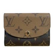 Pre-owned Canvas wallets Louis Vuitton Vintage , Brown , Dames