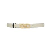 Witte riemen voor mannen en vrouwen Salvatore Ferragamo , White , Dame...