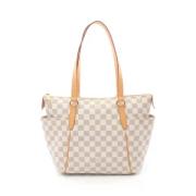 Pre-owned Canvas louis-vuitton-bags Louis Vuitton Vintage , White , Da...