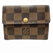 Pre-owned Canvas wallets Louis Vuitton Vintage , Brown , Dames