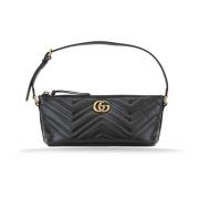 Leren handtas met rits Gucci , Black , Dames