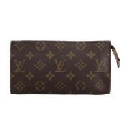 Pre-owned Canvas clutches Louis Vuitton Vintage , Brown , Dames