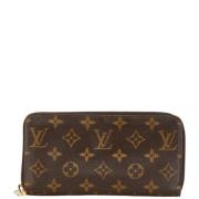 Pre-owned Canvas wallets Louis Vuitton Vintage , Brown , Dames