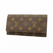 Pre-owned Canvas wallets Louis Vuitton Vintage , Brown , Unisex