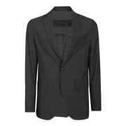 Grijze Blazer met Knopen RRD , Black , Heren