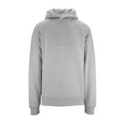 Heren hoodie met reliëflogo Herno , Beige , Heren