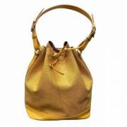 Pre-owned Leather shoulder-bags Louis Vuitton Vintage , Yellow , Dames