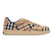 Geruite Terras Sneakers Burberry , Multicolor , Heren