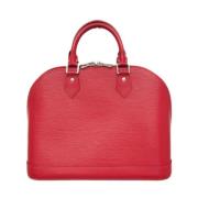 Pre-owned Leather louis-vuitton-bags Louis Vuitton Vintage , Red , Dam...