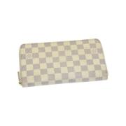 Pre-owned Canvas wallets Louis Vuitton Vintage , Beige , Dames