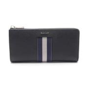 Pre-owned Leather wallets Bally Pre-owned , Black , Heren