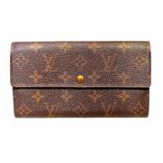 Pre-owned Canvas wallets Louis Vuitton Vintage , Brown , Dames