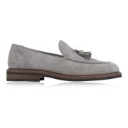 Heren Suède Instaploafers Brunello Cucinelli , Gray , Heren