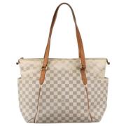 Pre-owned Canvas louis-vuitton-bags Louis Vuitton Vintage , White , Da...