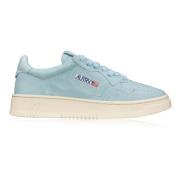 Leren Vetersneakers met Geperforeerde Neus Autry , Blue , Dames