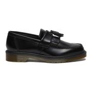 Zwarte leren instapper Dr. Martens , Black , Heren