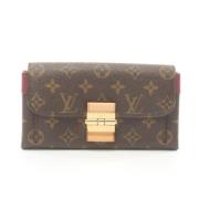 Pre-owned Canvas wallets Louis Vuitton Vintage , Brown , Dames