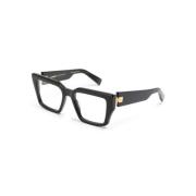 Klassiek Zwart Optisch Montuur Balmain , Black , Heren