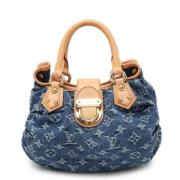 Pre-owned Denim louis-vuitton-bags Louis Vuitton Vintage , Blue , Dame...