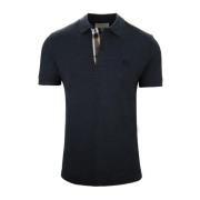 Katoenen poloshirt met korte mouwen Burberry , Blue , Heren