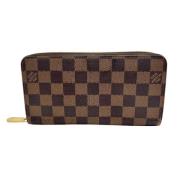 Pre-owned Canvas wallets Louis Vuitton Vintage , Brown , Dames