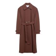 Spolverino Doppiopetto Trenchcoat Harris Wharf London , Brown , Dames