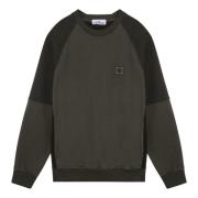 Ronde hals Sweatshirt Stone Island , Green , Heren