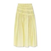 Gerimpelde rok Tory Burch , Yellow , Dames