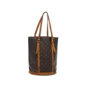 Pre-owned Canvas louis-vuitton-bags Louis Vuitton Vintage , Brown , Da...