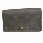 Pre-owned Canvas wallets Louis Vuitton Vintage , Brown , Dames